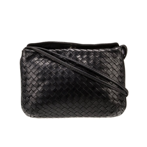 Cosci Woven Leather Crossbody Bag - Picture 1 of 5